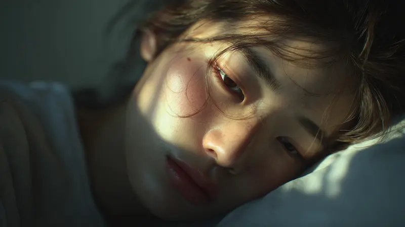 Woman sitting at a table looking quietly exhausted representing the quiet emotional overload that signals you might benefit from a counselor