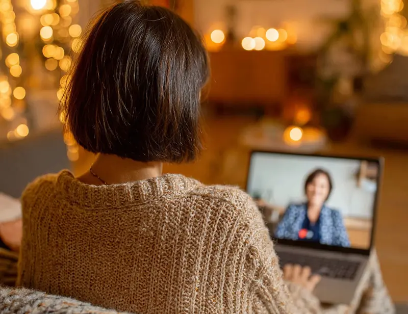 Person attending an online therapy session from home feeling supported and hopeful. When Traditional Therapy Is Not Enough