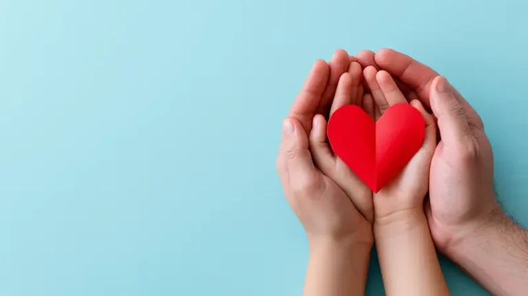 Hands exchanging a note that says “You are not alone,” representing the power of respectful language in mental health