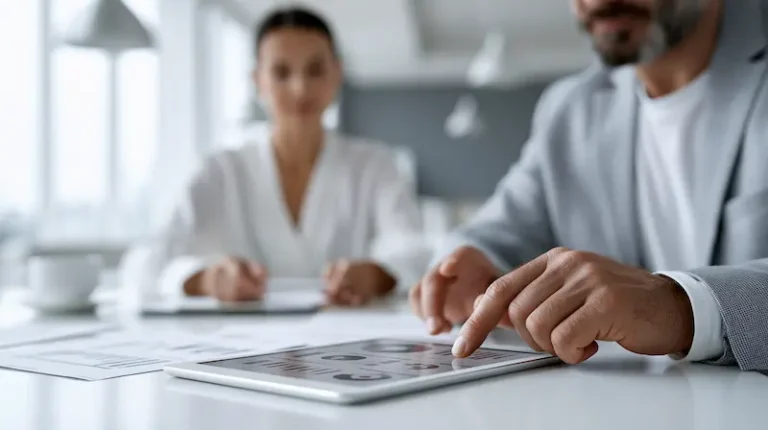 Therapist explaining payment policy during a private session