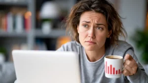Overwhelmed person surrounded by daily stress and life pressures that can trigger anxiety